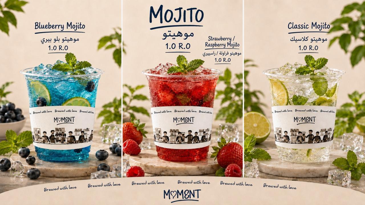 BO Bowling Café mojito menu